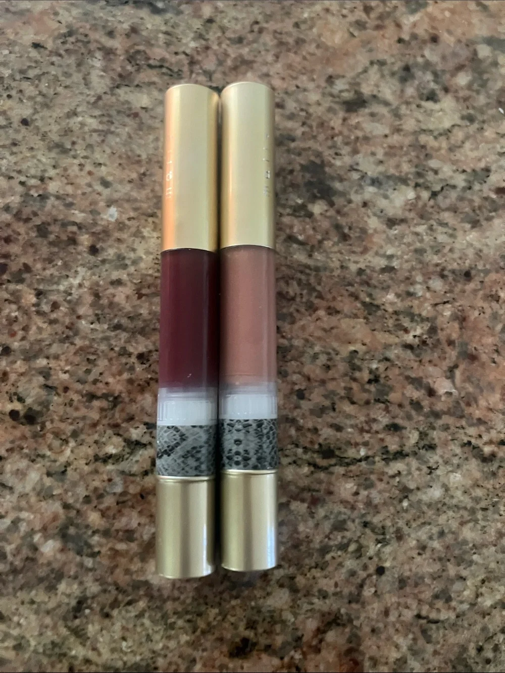 Mally Beauty Dual Lip Color Set - Burgundy & Nude Pink